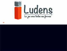 Tablet Screenshot of ludens.fr